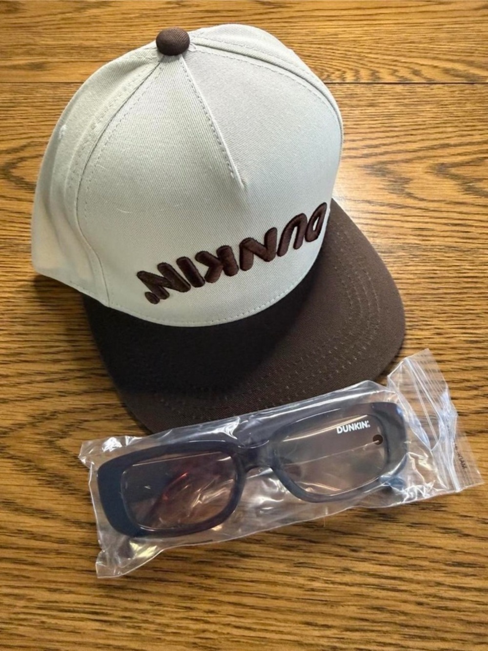 Dunkin Baseball Cap and Sunglasses